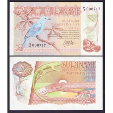 Суринам 2,5 гульдена 1985г.